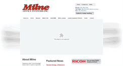 Desktop Screenshot of milneoffice.com